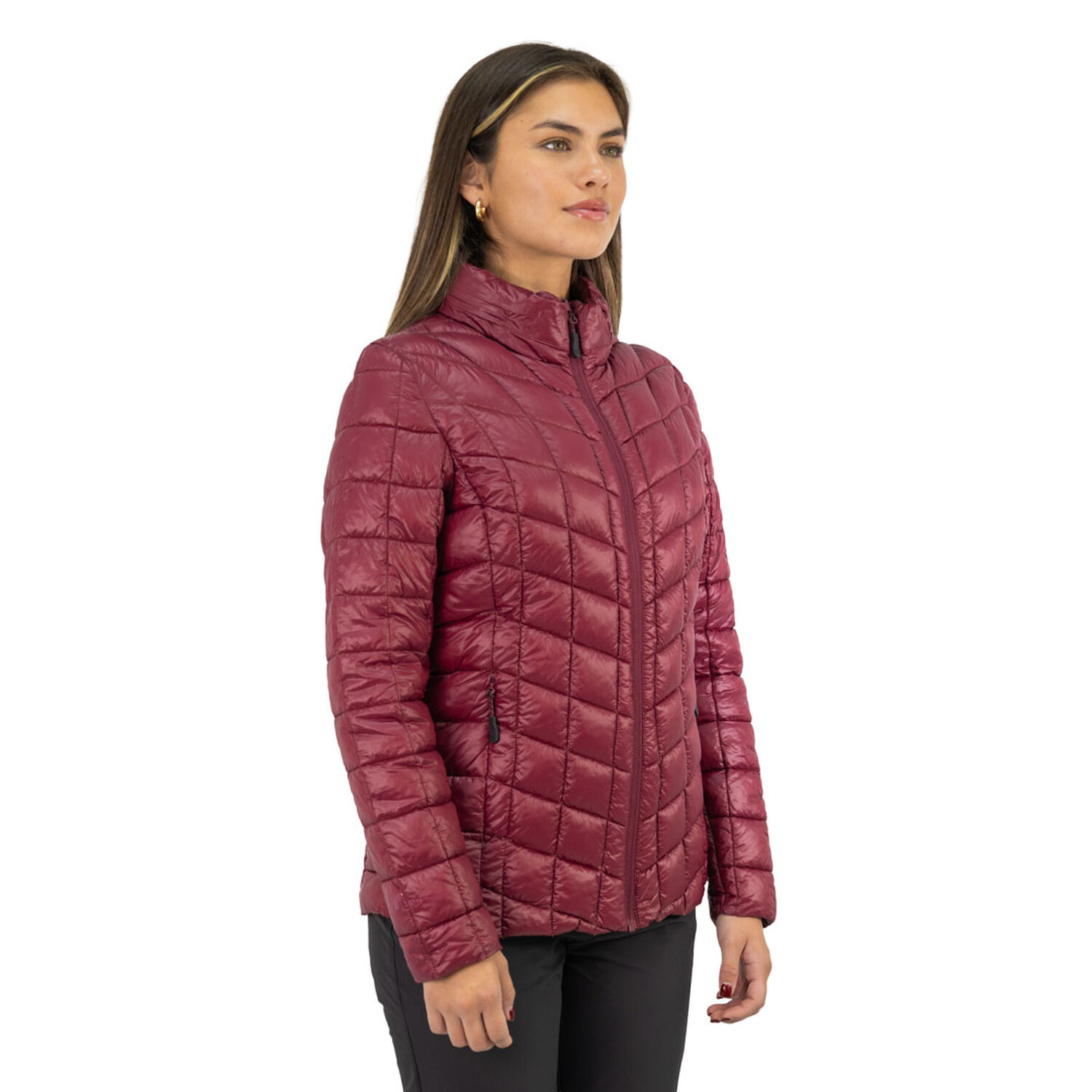 Parka Insulada Hw Traveler Mujer Cabernet image number 1.0