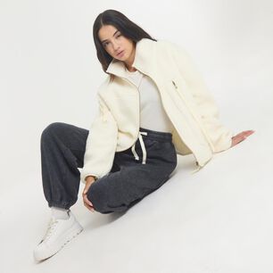 Chaqueta Polar Estampado Cuello Alto Mujer Ocean Pacific