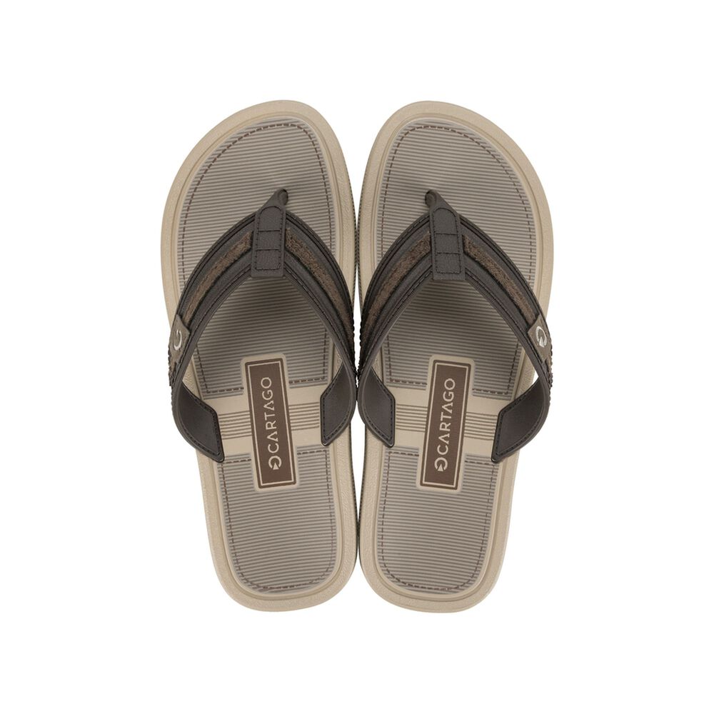 Sandalia Hombre Beige/marr&oacute;n Essential Mallorca Cartago image number 0.0