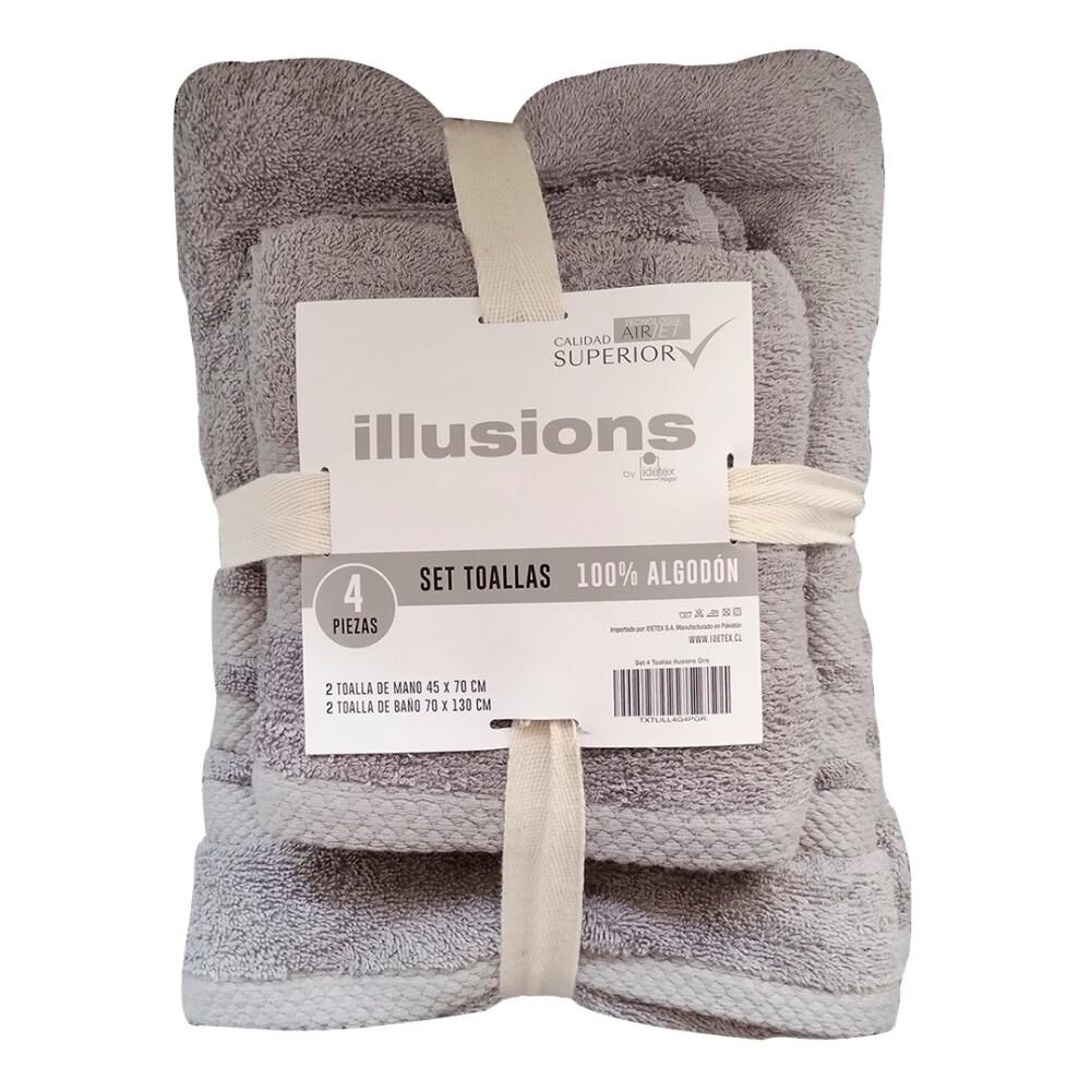 Juego De Toallas Illusions Turquesa image number 2.0