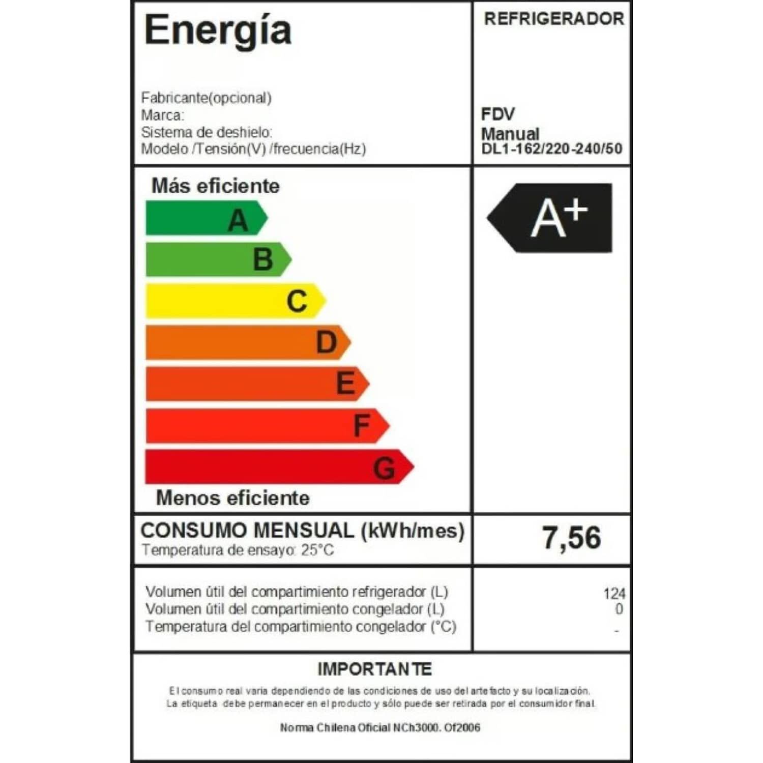 Refrigerador Fdv Bajo Cubierta 124 Lts Elegance 2.0 Inox image number 3.0
