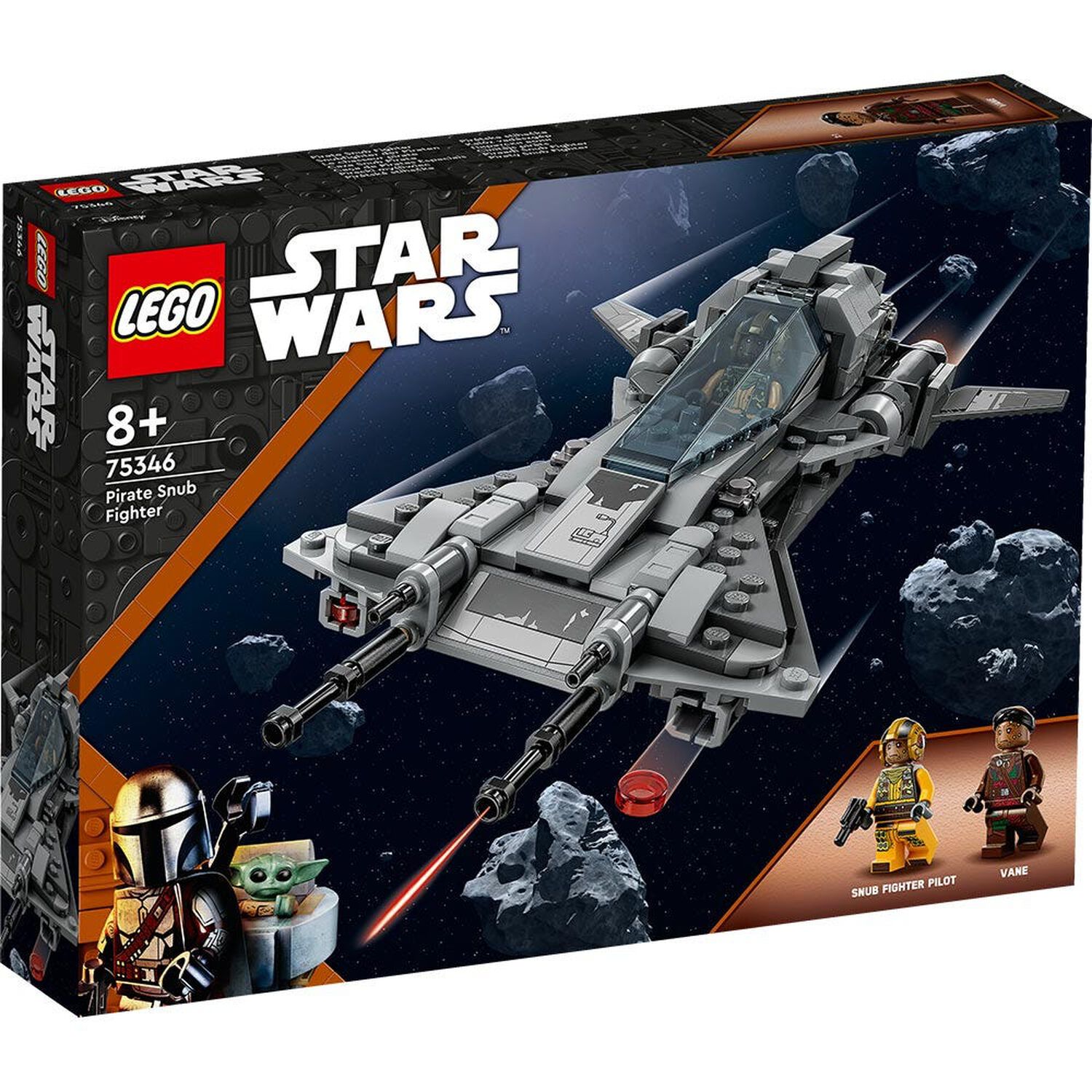 Lego Star Wars - Caza Snub Pirata - 75346 image number 9.0