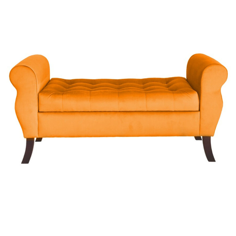 Banqueta Baul Diva Color Naranjo image number 0.0