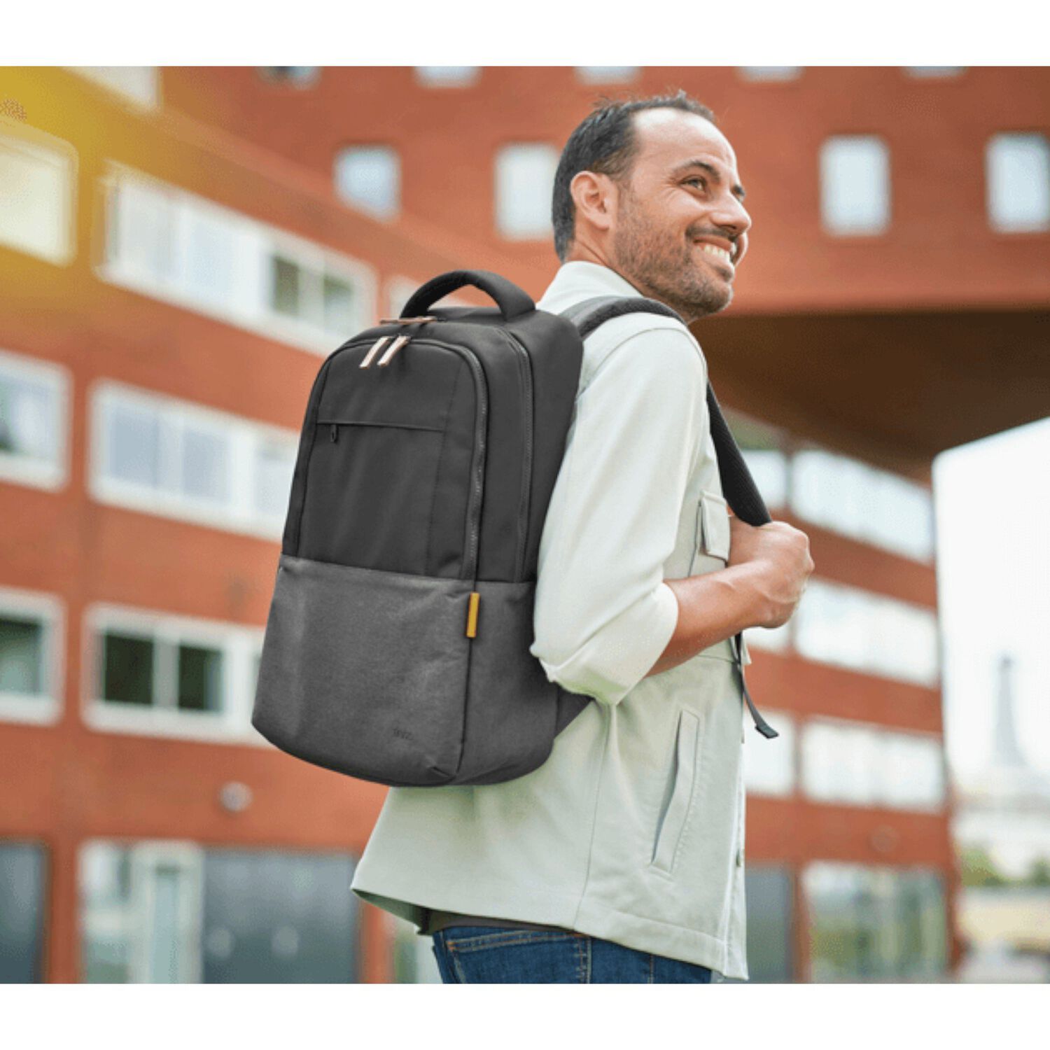 Mochila De Notebook Trust Lisboa 16" 23l Ultra Ligera Black image number 10.0