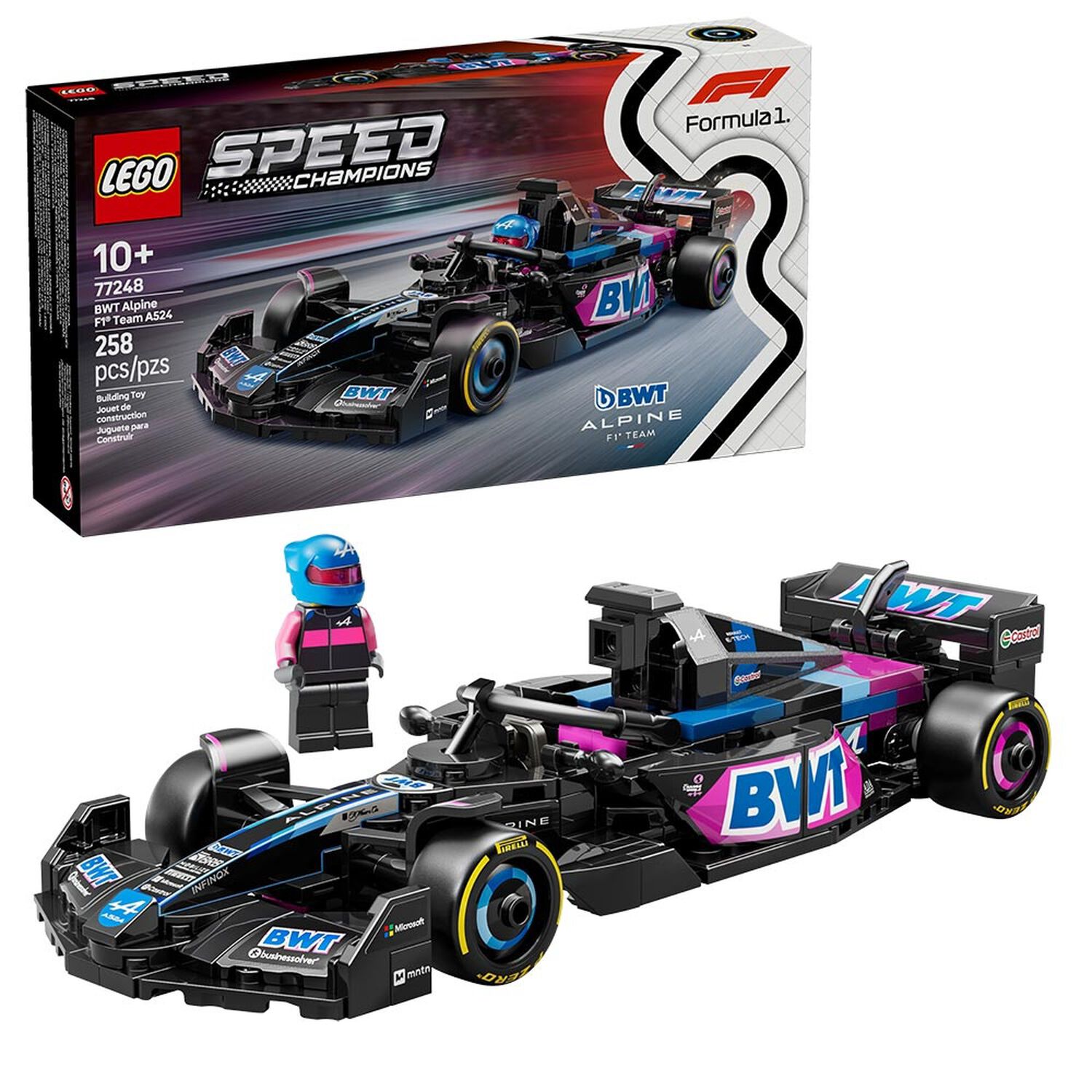 Lego Speed Champions - Auto De Carreras Bwt Alpine F1 Team A524 - 77248 image number 0.0