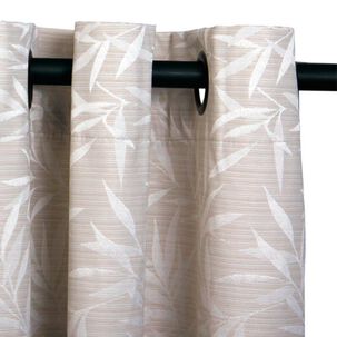 Set 2 Cortinas Black Out Panda 1.40 X 2.25 Crudo
