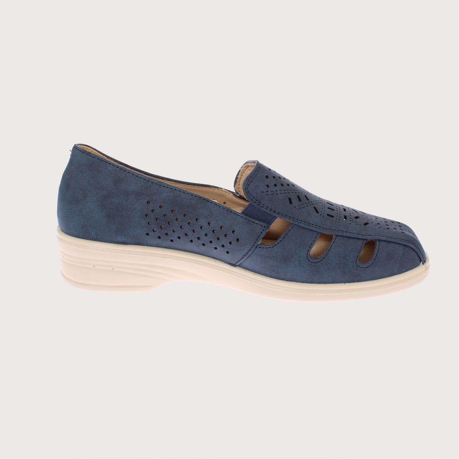 Sandalia Confort Azul V&iacute;a Franca Art. 5flxn0046bblue image number 3.0