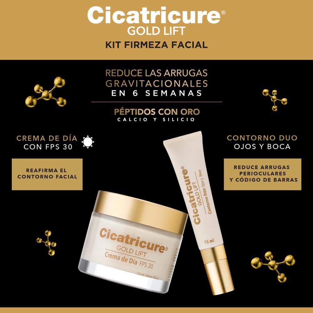 Set De Tratamiento Cicatricure / Gold Lift Crema D&iacute;a 50 Gr + Gold Lift Contorno D&uacute;o 15 Gr image number 1.0