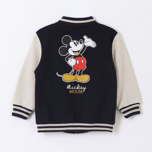 Chaqueta Ni&ntilde;o College Bomber Mickey Mouse Negro Disney
