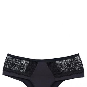 Bikini Microfibra Encaje Negro 2rios