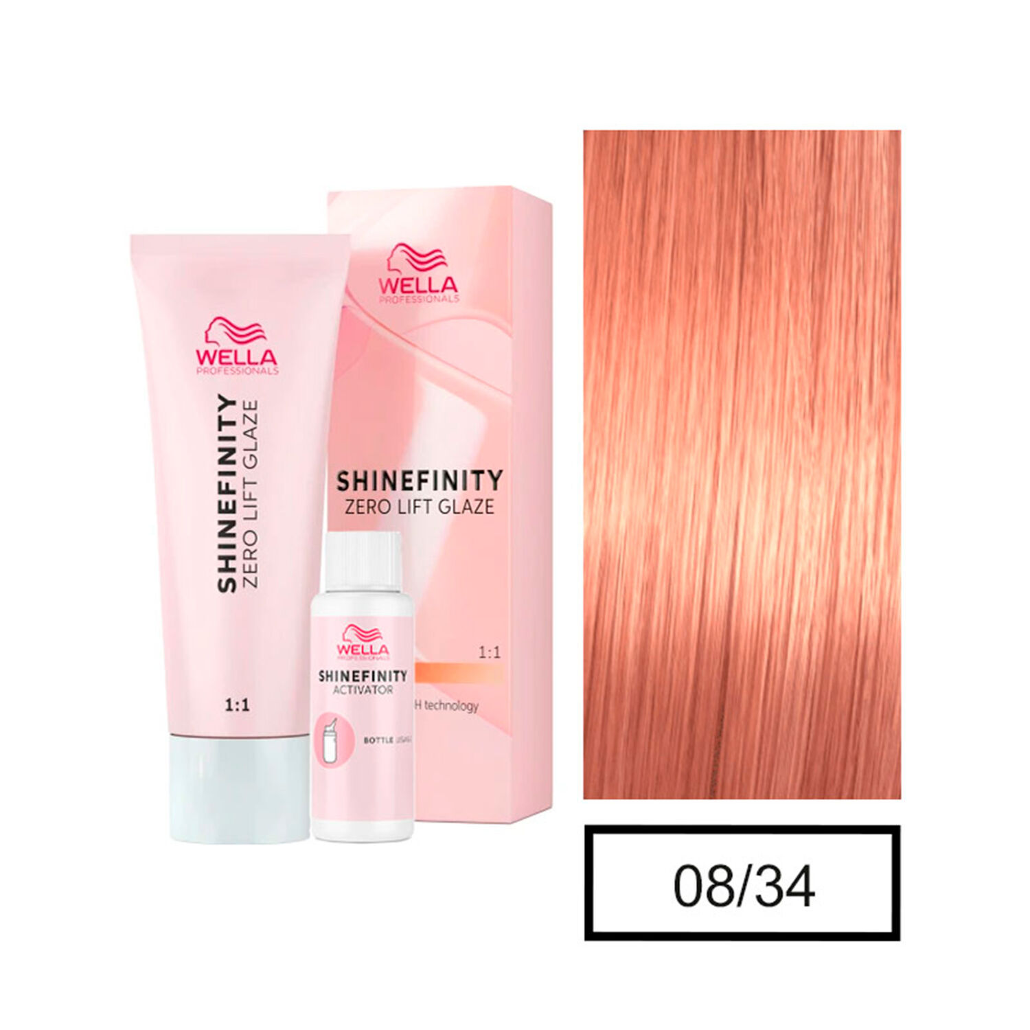 Wella - Tintura Shinefinity Demipermanente 08/34 60ml image number 0.0