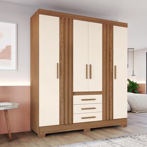 Clóset Home Mobili Closet 6 Puertas Toledo / 6 Puertas / 3 Cajones