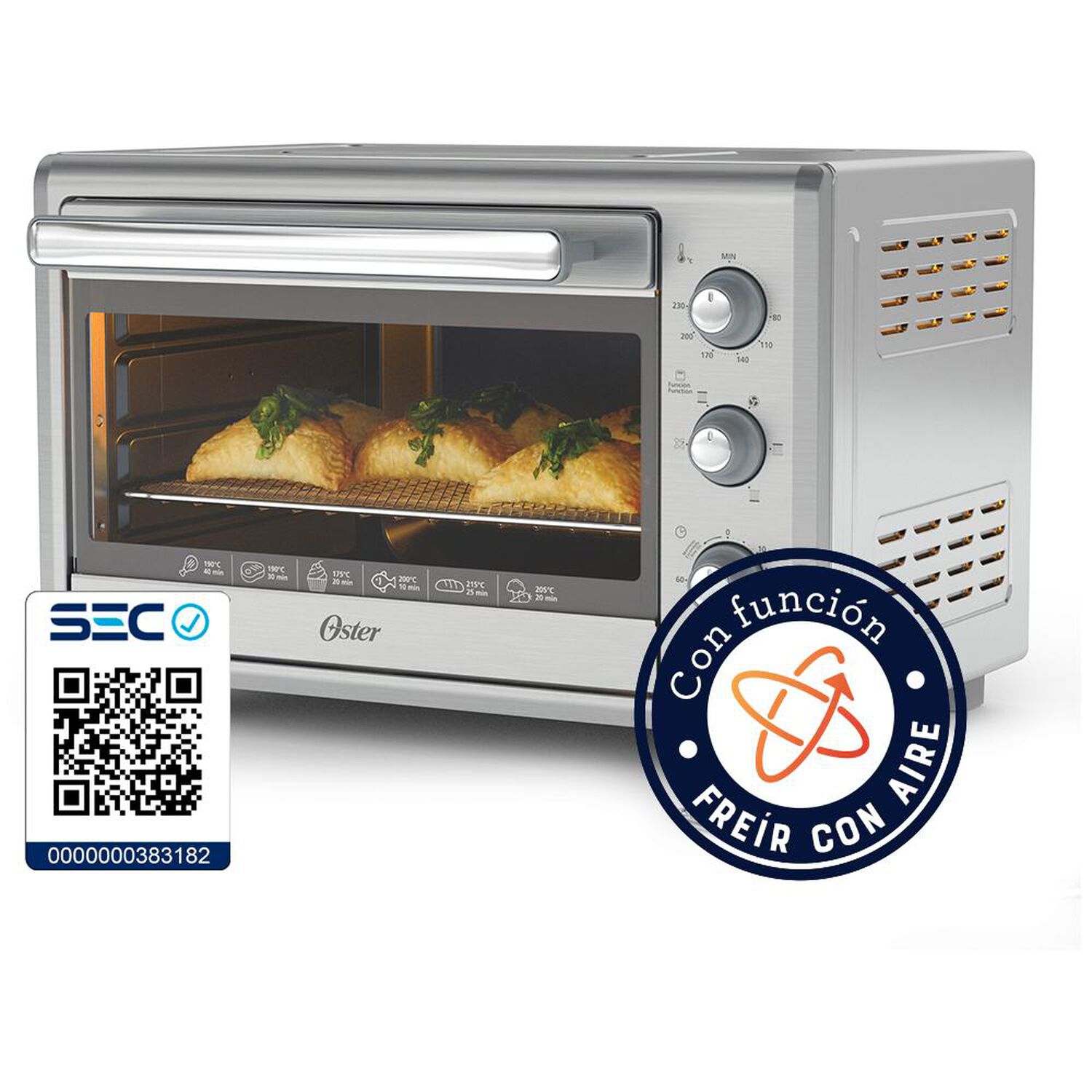 Horno El&eacute;ctrico con Freidora de aire Oster TSSTTVLS25 / 25 Litros / 1500W image number 8.0