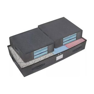 Organizador De Ropa Bajo Cama Casatua Almacenamiento Set X 3