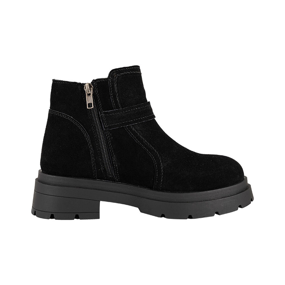 Botin De Cuero Rosie Full Negro Alquimia image number 3.0