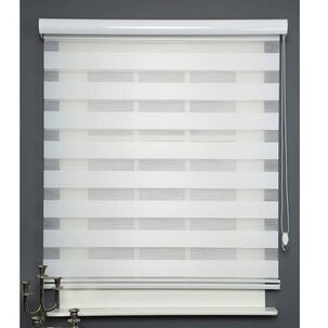 Cortina Roller Persiana Dúo Blanca 120x220 Cm