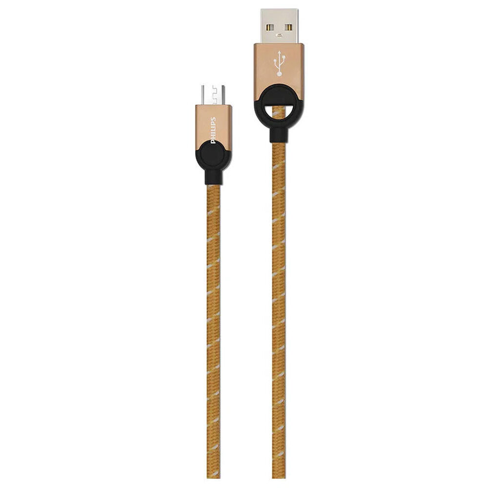 Cable Philips Dlc2618g Micro Usb 1.2 Mts Trenzado image number 0.0