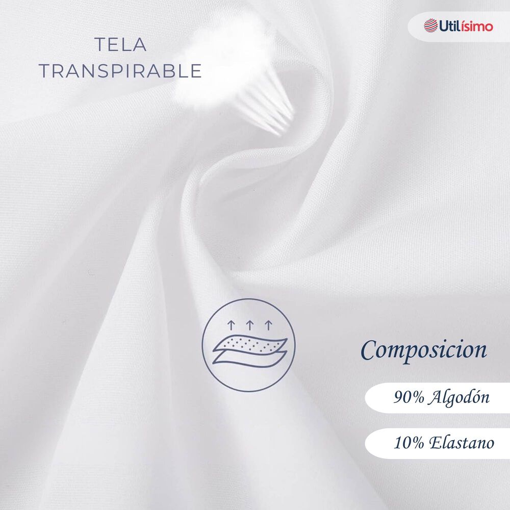 Camisa Escolar Blanca Manga Larga Colegio Para Ni&ntilde;os Y Juvenil image number 7.0