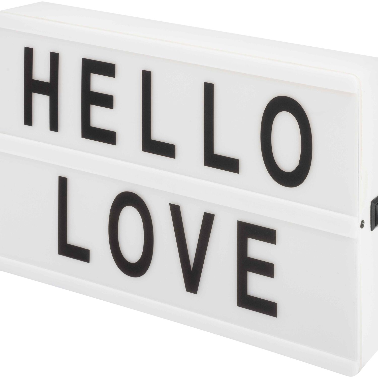 Pizarra Led Light Negro Box Con Letras 2 Lineas 16x21 Vgo image number 1.0