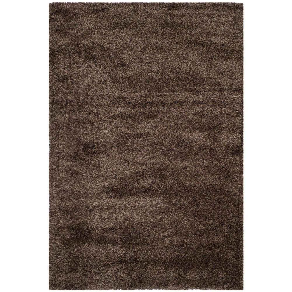 Alfombra Shaggy De Polipropileno 160x190 Barcelona - Marron image number 0.0