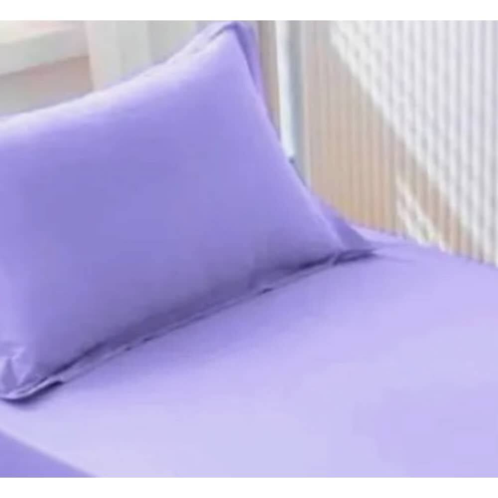 Juego De S&aacute;banas 144 Hilos 1 Plaza - Lila image number 1.0