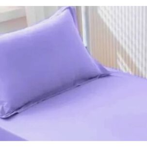 Juego De S&aacute;banas 144 Hilos 1 Plaza - Lila