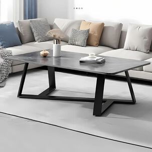 Mesa De Centro Mármol Sala De Estar Hogar