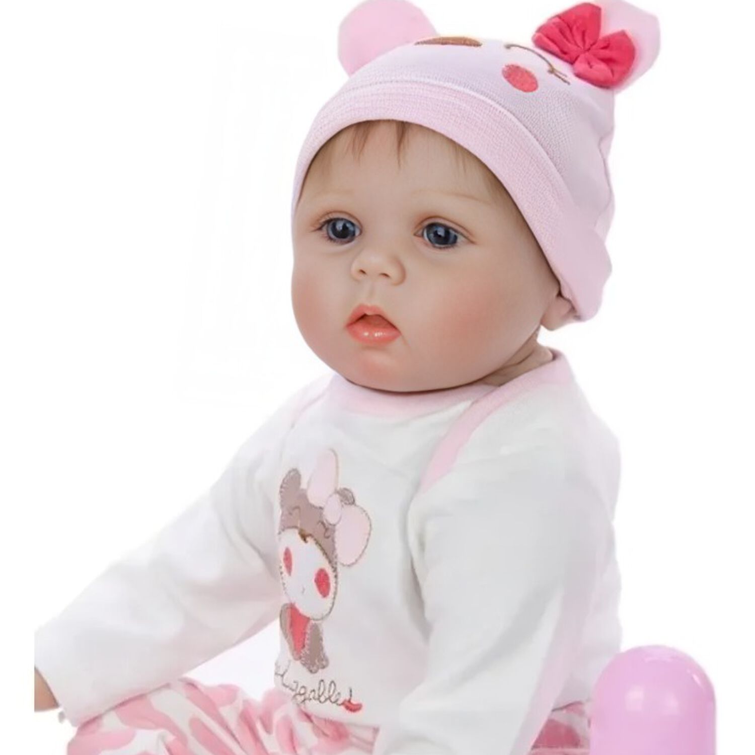 Mu&ntilde;eca Bebe Reborn Juguete Realista 55cm Con Accesorios image number 1.0