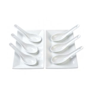 Set 6 Cucharas Cocktail + 2 Platos Azhome