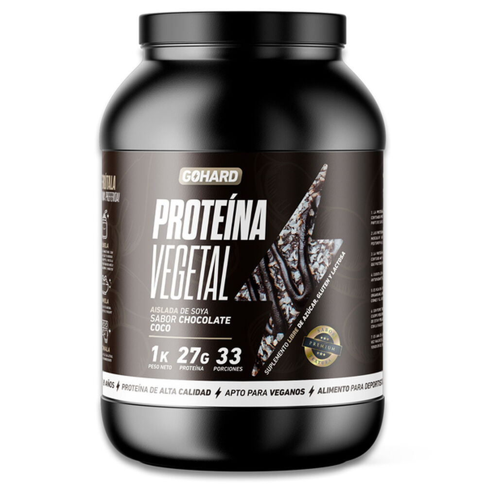 Proteína Vegetal Soya Gohard 1kg Sabor Chocolate Coco image number 0.0