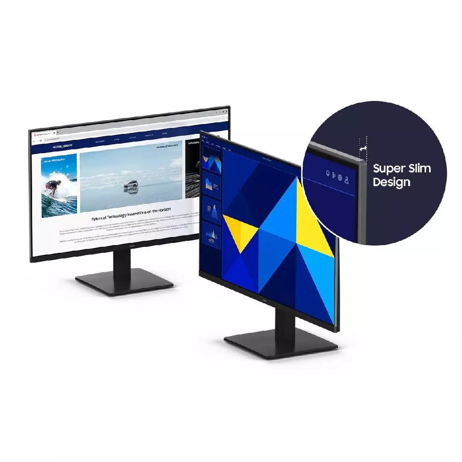 Monitor Samsung Ls24d300galxzs 24" (plano) - Full Hd (1920x1080) - 5 Ms - 100 Hz - Ips - Vesa (hdmi/vga) - Nuevo image number 2.0