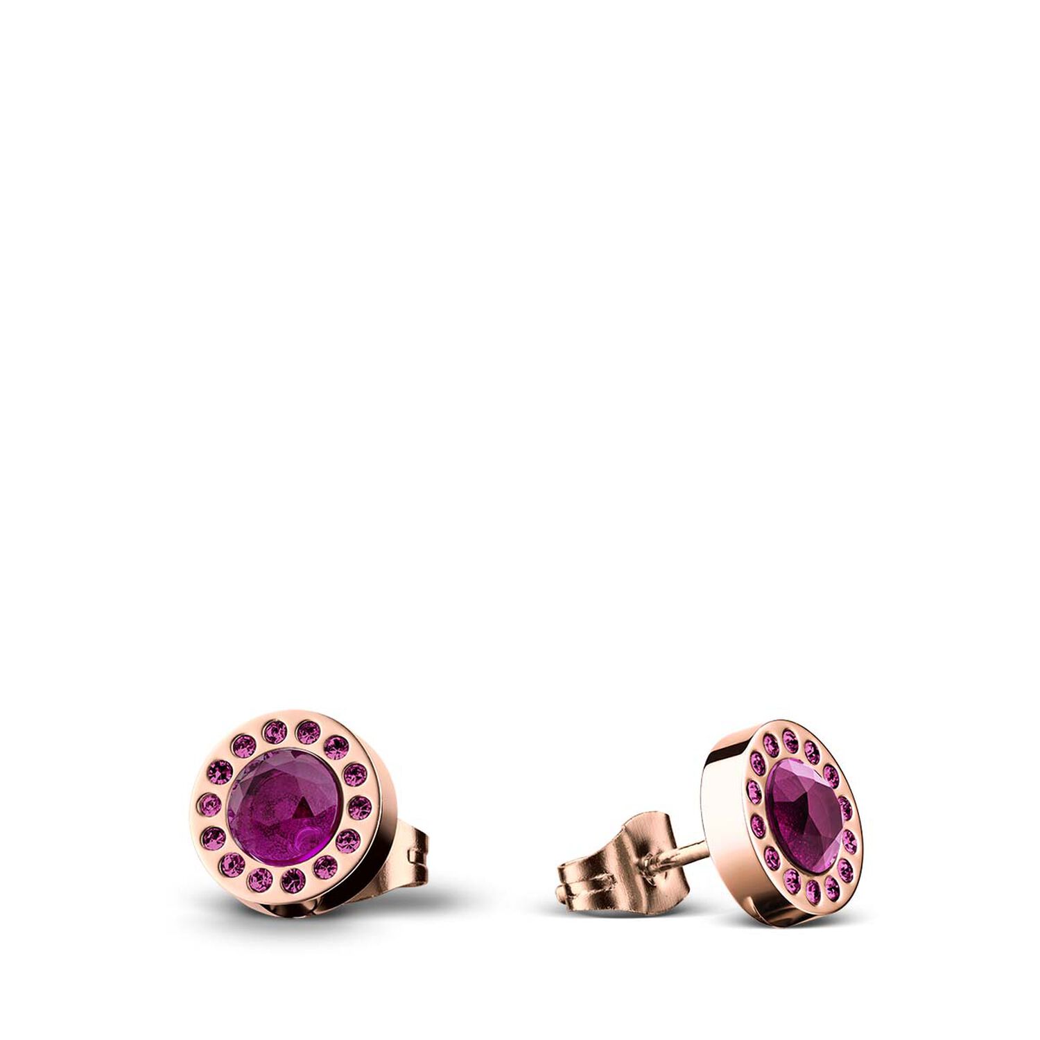 Aros Bering 711-3710-05 Oro Rosado image number 0.0