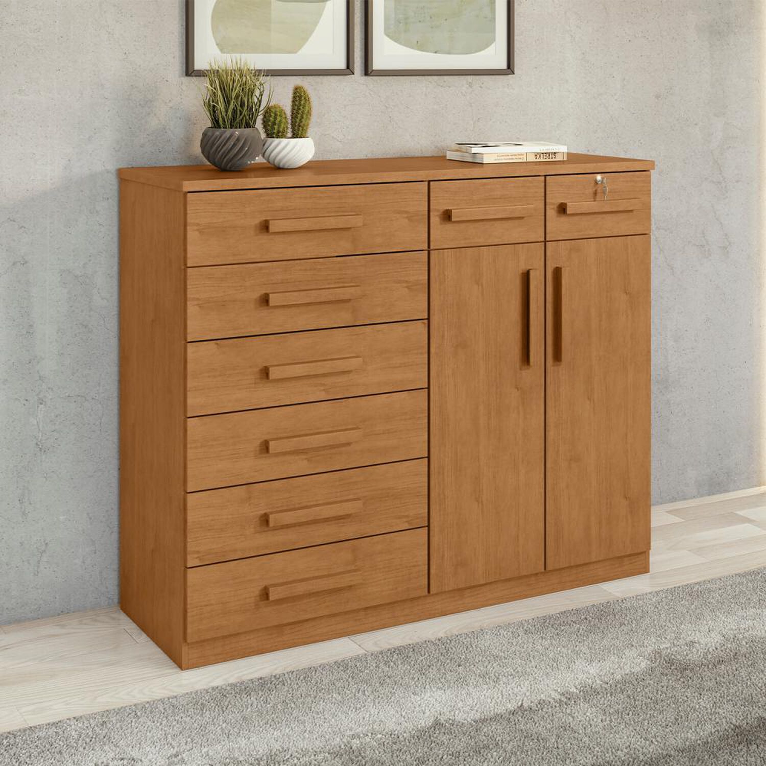 Comoda Di Poretti Design Comoda Toronto / 2 Puertas / 8 Cajones image number 4.0