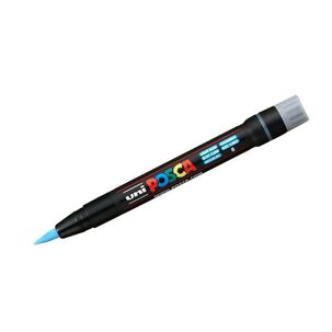 Marcador Acrilico Pincel Celeste Pcf-350 Posca