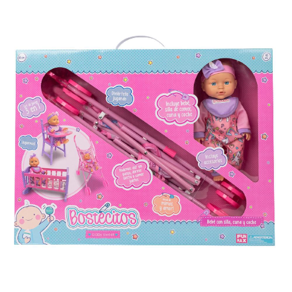 Muñeca Babydoll Bostecitos Abc 30cm W/3 Acc image number 4.0