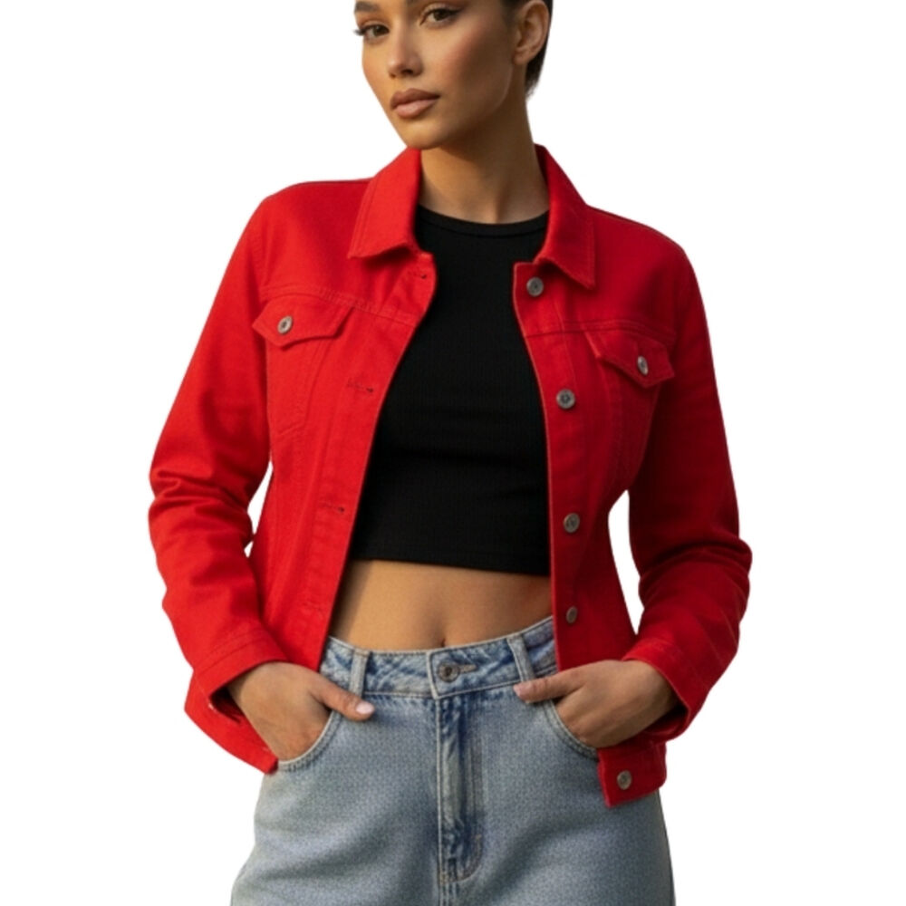 Chaqueta Mezclilla New Clasic Mujer image number 0.0