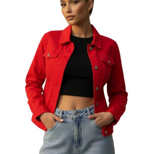Chaqueta Mezclilla New Clasic Mujer