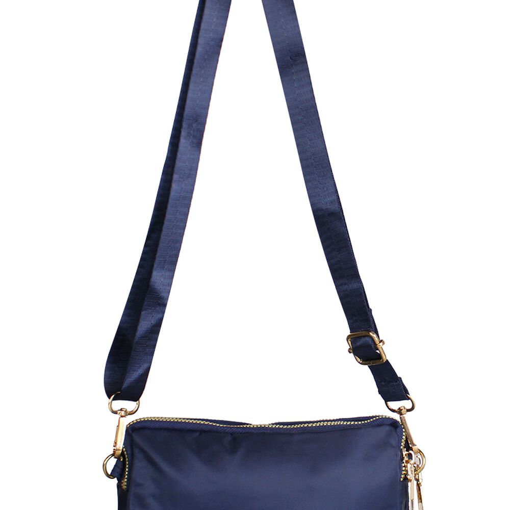 Cartera Bandolera Kim Azul Anabella Sachi image number 3.0