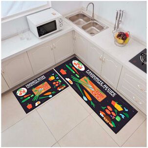 Pack De 02 Alfombra Para Cocina Con Antideslizantes Md26