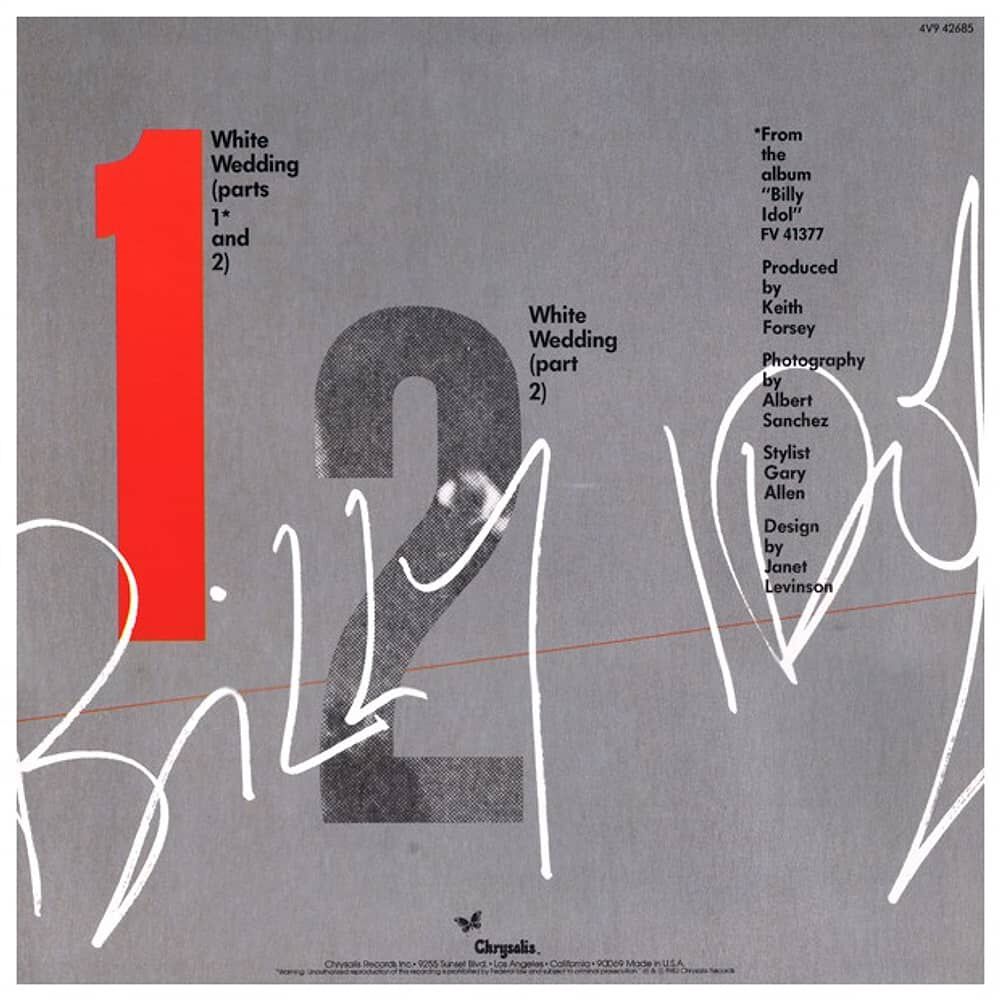 Billy Idol - White Wedding | 12" Maxi Single Usado image number 1.0