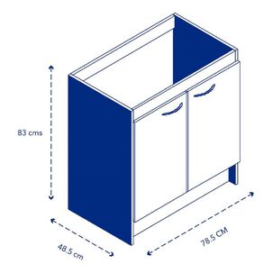 Mueble De Cocina Mobitex Blanco