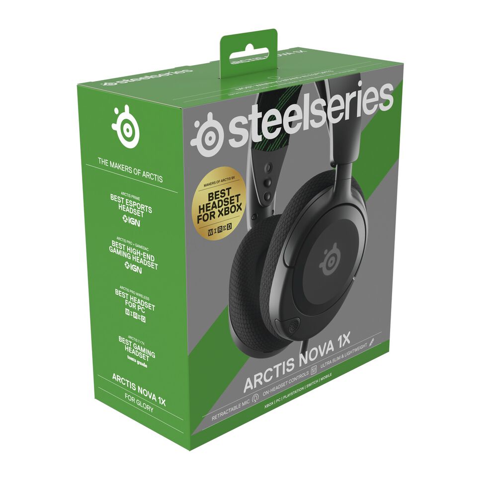Audífonos Gamer Steelseries Arctis Nova 1 Black Xbox Series image number 9.0