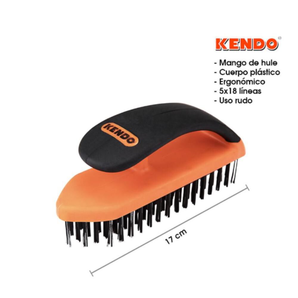 Cepillo Cerda De Alambre Kendo Con Mango 31401 image number 1.0