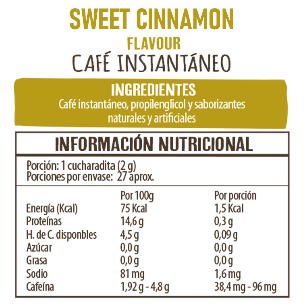 Caf&eacute; Beanies Liofilizado Sweet Cinnamon image number 3.0