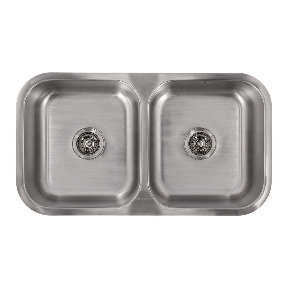 Lavaplatos Doble Bajo Cubierta 820 X 460 Splendid Acero Inox image number 5.0