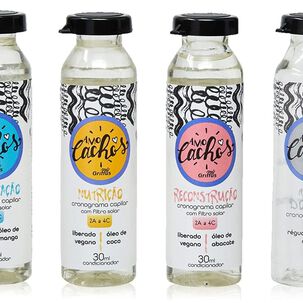 Kit Cronograma Capilar Amo Cachos 3x30ml Griffus