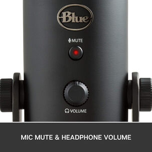 Micrófono Blue Yeti Blackout Edition Streaming Podcast Usb