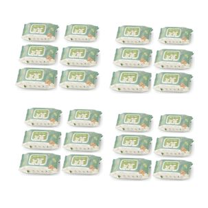 Toallitas H&uacute;medas Con Tapa Pack 24x80 Unidades Lubabycas