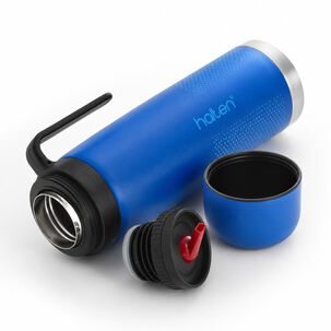 Termo Matero 1 Litro Acero Inoxidable Con Vertedor Multidireccional Halten Azul