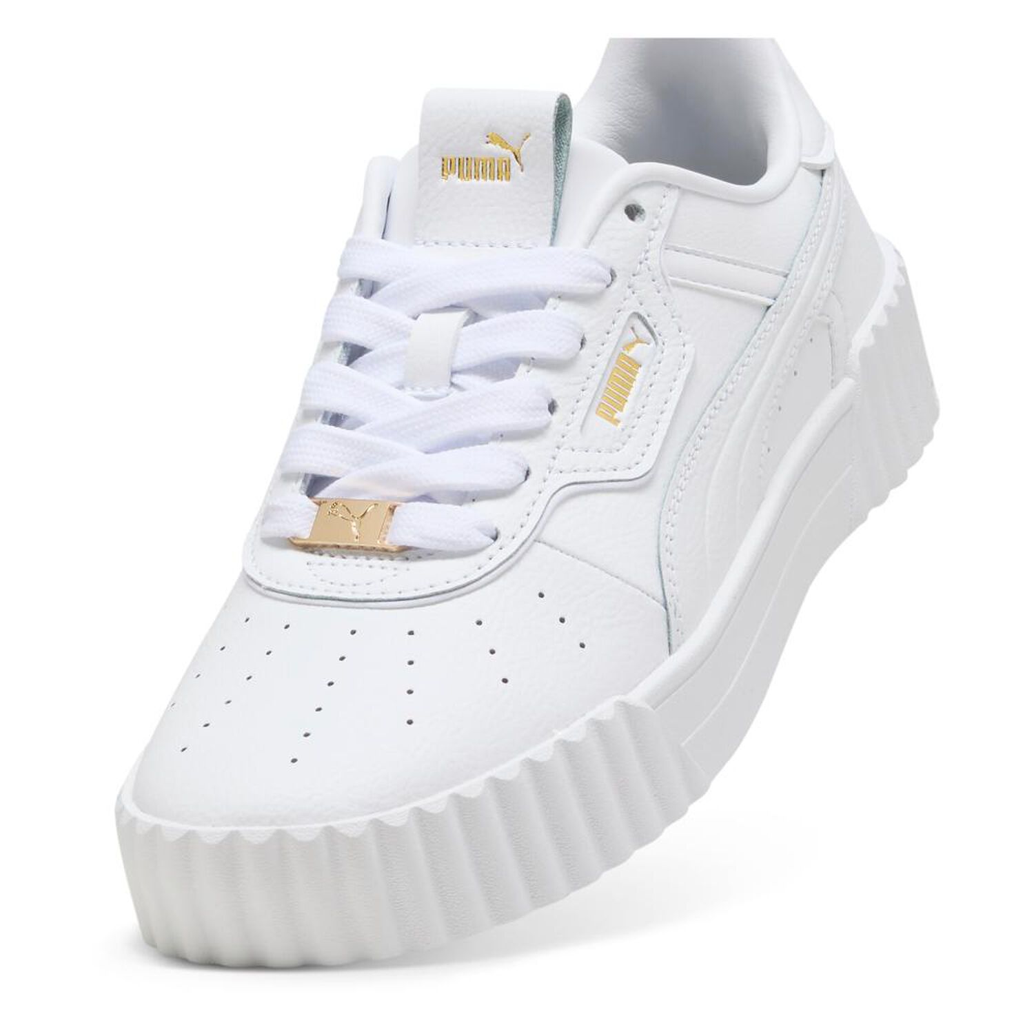 Zapatilla Urbana Mujer Puma Carina 3.0 Luxe Blanco image number 1.0